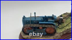 Border Fine Arts Tractors A6343 Clearing Out Figure Group On Plinth Great Cond