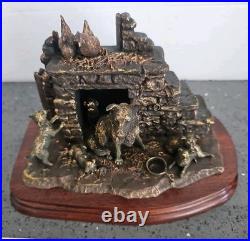 Border Fine Arts Ultra RARE B0504 Bronze Jocks Pride Limited Edition Boxed Mint