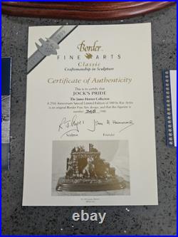 Border Fine Arts Ultra RARE B0504 Bronze Jocks Pride Limited Edition Boxed Mint