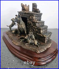 Border Fine Arts Ultra RARE B0504 Bronze Jocks Pride Limited Edition Boxed Mint