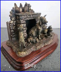 Border Fine Arts Ultra RARE B0504 Bronze Jocks Pride Limited Edition Boxed Mint