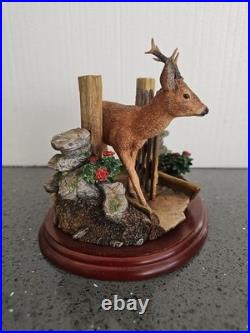 Border Fine Arts Unwelcome Guest Deer A1873 Figurine V Rare No Box