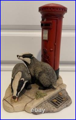 Border Fine Arts'Urban Badgers' Boxed With COA Original Receipt