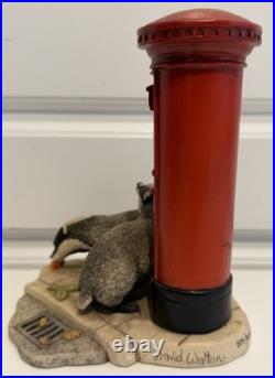 Border Fine Arts'Urban Badgers' Boxed With COA Original Receipt