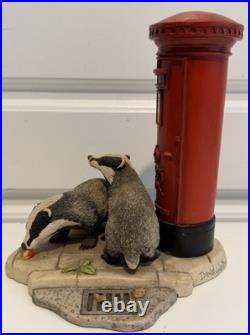 Border Fine Arts'Urban Badgers' Boxed With COA Original Receipt