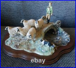 Border Fine Arts Very Rare Farmer & His Flock Limited Addition-model