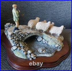 Border Fine Arts Very Rare Farmer & His Flock Limited Addition-model
