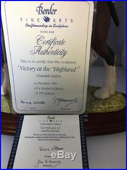 Border Fine Arts Victory At The Highland. Ltd Edition Number 888/950. Very Rare
