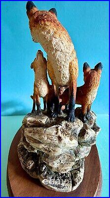 Border Fine Arts Vixen Fox & Cubs(moving Home)limited Edition 1,500-model L101