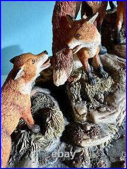 Border Fine Arts Vixen Fox & Cubs(moving Home)limited Edition 1,500-model L101