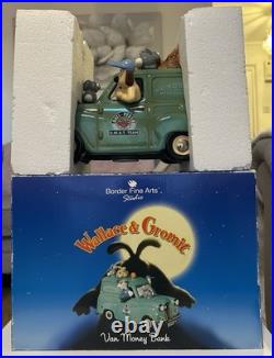 Border Fine Arts Wallace & Gromit Van Money Box Factory Sealed Mint/New