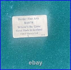 Border Fine Arts'Where's He Gone' B1078 by Anne Wall 215/ 750 Box & Cert Border Fine Arts'Where's He Gone' B1078 by Anne Wall 215/ 750 Box & Cert