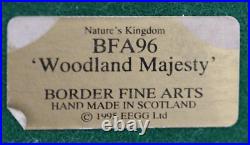 Border Fine Arts Woodland Majesty So62 By David Walton 1996 With C. O. A Border Fine Arts Woodland Majesty So62 By David Walton 1996 With C. O. A