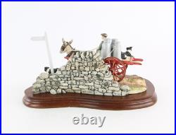 Border Fine Arts'delivering The Milk' Signed Figure Tableau Ag01 772/950, Boxed Border Fine Arts'delivering The Milk' Signed Figure Tableau Ag01 772/950, Boxed
