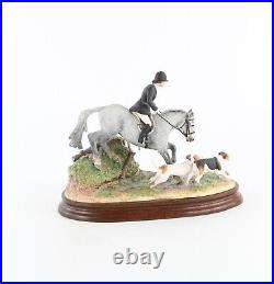 Border Fine Arts'following To Hounds' Signed Figure Tableau B0951a 434/750 Coa