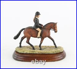 Border Fine Arts'girl On Pony' Anne Wall Figure Model Tableau 165, Boxed Border Fine Arts'girl On Pony' Anne Wall Figure Model Tableau 165, Boxed