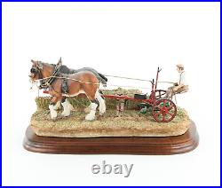 Border Fine Arts'hay Cutting Starts Today' Gold Figure Tableau B0405 181/950