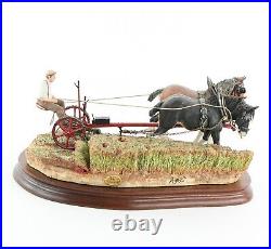 Border Fine Arts'hay Cutting Starts Today' Gold Figure Tableau B0405 181/950