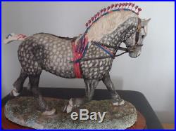 Border Fine Arts horse SUPREME CHAMPION PERCHERON DARK DAPPLED