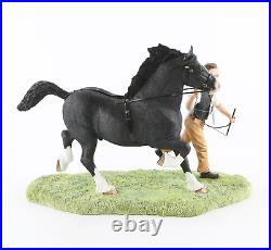 Border Fine Arts'into Their Stride Black' Signed Figure Tableau B1396 10/500