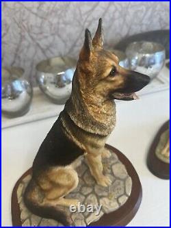 Border Fine Arts large German Shepherd Dog Margaret Turner MT06 With Pup 203