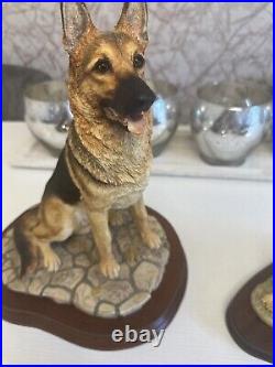 Border Fine Arts large German Shepherd Dog Margaret Turner MT06 With Pup 203