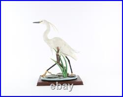 Border Fine Arts'little Egret' Bird Figure Model Tableau B0586 69/500 Boxed Coa Border Fine Arts'little Egret' Bird Figure Model Tableau B0586 69/500 Boxed Coa