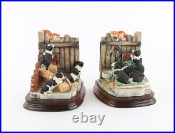 Border Fine Arts'not A Moments Peace' Figure Model Bookends B0093 1324/1500 Border Fine Arts'not A Moments Peace' Figure Model Bookends B0093 1324/1500