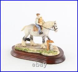 Border Fine Arts'off To The Fair' Figure Model Tableau Eg6 932/1994, Boxed Coa