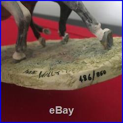Border Fine Arts rare Arab Mare & Foal L136 boxed + cert