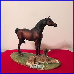 Border Fine Arts rare Arab Stallion with Saluki 17/750