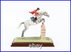 Border Fine Arts'show Jumping' Limited Edition Figure Model B0366 66/850 & Coa