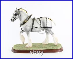 Border Fine Arts'the Champion Shire' Large Figure Model Tableau B0888a 64/500