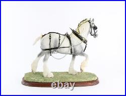 Border Fine Arts'the Champion Shire' Large Figure Model Tableau B0888a 64/500