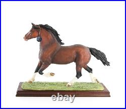 Border Fine Arts'welsh Cob' Large Figure Model Tableau B0135 49/150 & Coa