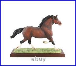 Border Fine Arts'welsh Cob' Large Figure Model Tableau B0135 49/150 & Coa