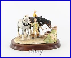 Border Fine Arts'you Can Lead A Horse To Water' Figure Tableau Bfa202 672/1500