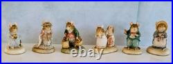 Border Fine ArtsJill Barklem Brambly Hedge figurines x6 bundle