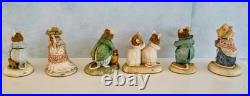 Border Fine ArtsJill Barklem Brambly Hedge figurines x6 bundle