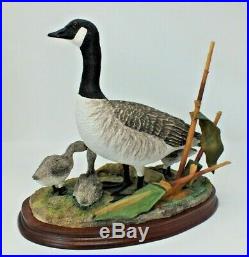 Border Fine Canada Goose and Goslings Limited Edition 147/500 (B0882) J Crewdson