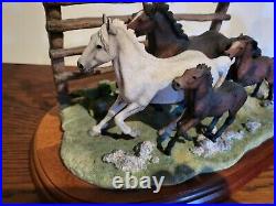 Border fine Arts The Drift New forest Pony horse foal Figurine Limited Edition