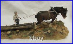 Border fine arts B0700 Logging ltd edition low number 197/1750 + coa
