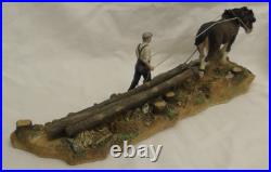 Border fine arts B0700 Logging ltd edition low number 197/1750 + coa