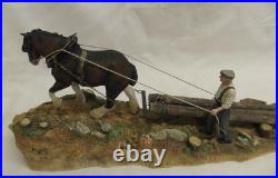 Border fine arts B0700 Logging ltd edition low number 197/1750 + coa