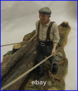 Border fine arts B0700 Logging ltd edition low number 197/1750 + coa