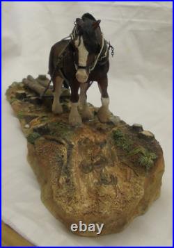 Border fine arts B0700 Logging ltd edition low number 197/1750 + coa