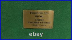 Border fine arts B0700 Logging ltd edition low number 197/1750 + coa