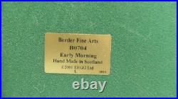 Border fine arts B0704 Early Morning ltd edition low number 66/1750 + COA & BOX