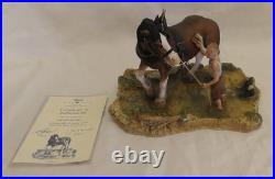 Border fine arts B0770 Cooling His Heels Boxed + Coa Ltd Edition 529/1500