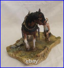 Border fine arts B0770 Cooling His Heels Boxed + Coa Ltd Edition 529/1500